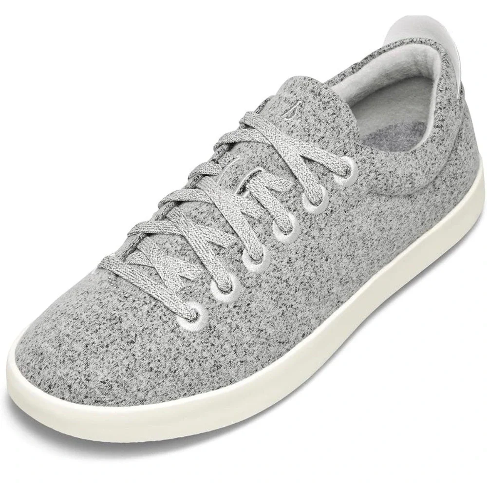 Allbirds Wool Pipers Grey Marl Sustainable Merino Wool Sneakers Womens Size 10